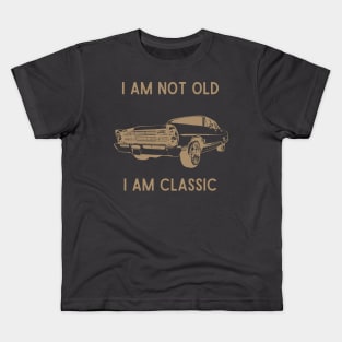 i am not old i am classic car vintage Kids T-Shirt